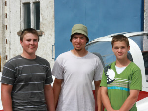 v.l.n.r Fabian-Zwo, Fabian, Samuel